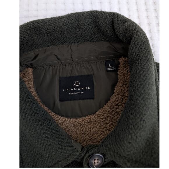 7 diamonds generation sherpa shacket - Picture 7 of 11